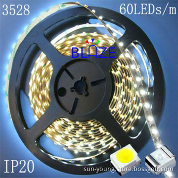 SMD3528 300 LEDs/roll, White,IP20,Cheap LED flexiblestrip light,